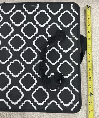 Accordian File Organizer Tote - 12 Pockets - Fabric - White Mark On One Side - Image 1 of 4