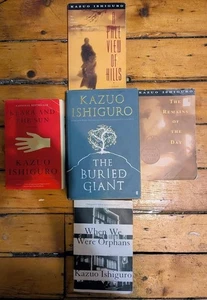 Kazuo Ishiguro 5 Bücher Lot • 1 SIGNIERTES HARDCOVER, Der begrabene Riese & 4 Taschenbücher - Bild 1 von 1