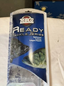 Zebco Ready Tackle Spincast Lancer Packaged Combo Rod & Reel Bobbers Hooks Lures - Picture 1 of 10