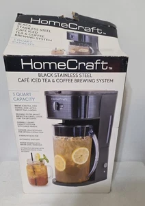 Homecraft Macchina da Caffè e Tè Ghiacciata 3 Quart con Cestello Filtro - Nuova Scatola Aperta - Foto 1 di 5