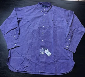 Polo Ralph Lauren Herren lila gestreiftes Mcmeel Button Up Hemd Gr. XL Neu, Preppy - Bild 1 von 5