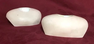 Lote de 2 placas de hombro antiguas para muñeca bisque alemana - Imagen 1 de 6