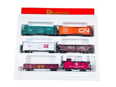 #6991 Rivarossi HO 1/87 6-Car Freight  Set - Image 1 of 4