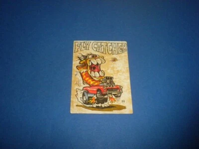 ODD RODS Donruss sticker #11 related Odder Fantastic 1969-1973 FLY CATCHER - Image 1 of 4