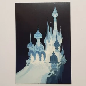 Frozen Postcard Disney's Frozen Collection Concept Art Elsa's Ice Palace Castle - Picture 1 of 2