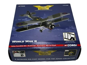 Corgi Aviation AA36301 1:72 Fairey Swordfish 810 Sqn Sink The Bismark 1941 - Picture 1 of 16
