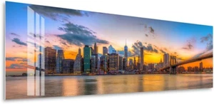 Glasbild auf Acrylglas New York NYC 90 x 30 cm 5805 Glasbilder - Bild 1 von 1