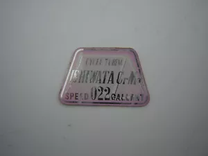 ISHIWATA 022 SPEED GALLANT CrMo DECAL / STICKER - CHROME / MIRROR SILVER - NOS - Picture 1 of 1