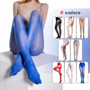 Seamless Sheer Separate 5 Toe Glove Shiny Pantyhose Transparent Tights Stockings - Bild 1 von 24