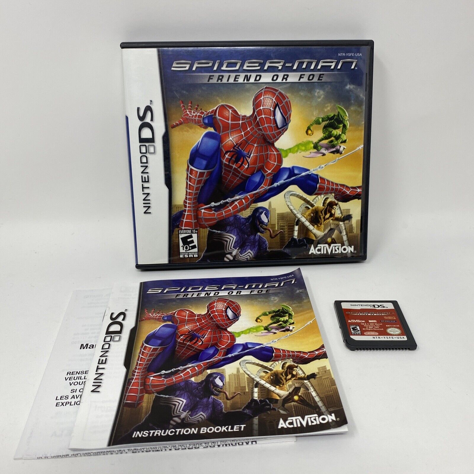 Spiderman Friend or Foe Nintendo DS - Complete CIB