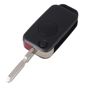 For Mercedes-Benz 1984-2004 Replacement Flip Remote Key Shell Fob Case 1Button - Picture 1 of 4
