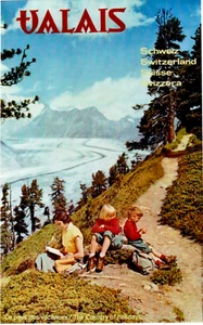 Original vintage poster VALAIS WALLIS ALETSCH GLACIER 1957 - Picture 1 of 1