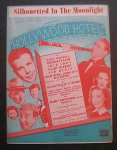 Silhouetted In The Moonlight from "Hollywood Hotel" sheet music - Bild 1 von 4