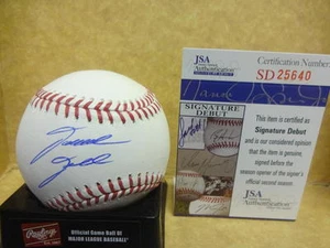 DAVID DAHL COLORADO ROCKIES SIGNATURE DEBUT SIGNED M.L. BASEBALL JSA SD25640 - Picture 1 of 3