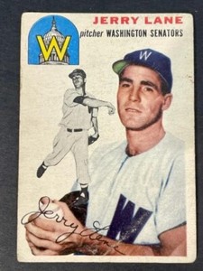 VINTAGE 1954 Topps JERRY LANE # 97  - VG Cond