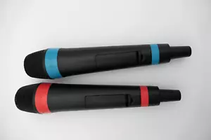 2 micrófonos inalámbricos Sony PS3 Sing Star / repuesto / sin dongle / probados ° - Imagen 1 de 3