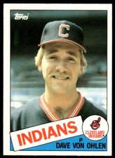 1985 Topps Traded Dave Von Ohlen Cleveland Indians #127T