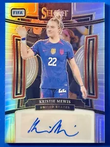 2023-24 Select FIFA Signatures Prizm Silver Auto Kristie Mewis S-KM - Bild 1 von 2