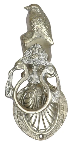Eagle Bird Shape Door Bell Victorian Style Solid Brass Handcrafted Door Knocker Cover