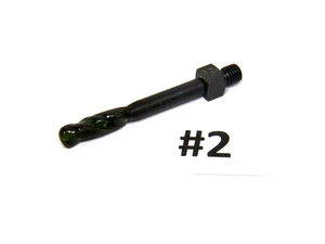 USA Made Long #2 (.2210) Cobalt Threaded Drill Bit 1/4-28  - Picture 1 of 2