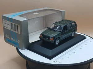 1/43 scale diecast MINICHAMPS Jeep Grand Cherokee 1993 green metallic - Picture 1 of 7