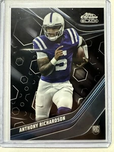 2023 Topps Composite - Topps Chrome Black #122 Anthony Richardson RC - Picture 1 of 3