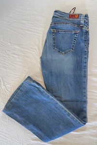 AG The Legend Super Lightweight Flare Leg Stretch Denim Jeans Women's Size 27R - Picture 1 of 9