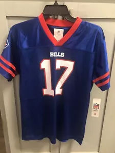 NFL Buffalo Bills Jungen Größe XL 16/18 Josh Allen Kurzarm Trikot Neu mit Etikett - Bild 1 von 16