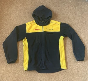 ▫️ DHL Fleece Jacke ▫️Größe M 🏷️ Deutsche Post, Kapuze ✅ - Bild 1 von 6