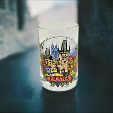 Praha City Artist Rendering Commemorative Shot Glass