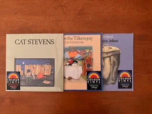 CAT STEVENS - 3-LP COLLECTION - EACH SEPARATRE LP IS COLORED VINYL - BRAND NEW! - Picture 1 of 12