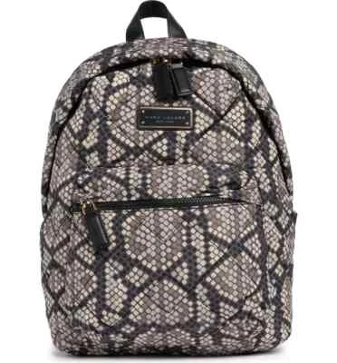 Marc Jacobs Quilted Nylon Printed Backpack ~NWT~ Snake Print - Image 1 of 4