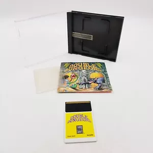 TurboGrafx-16 Double Dungeons, Complete HuCard, Manual, & Case Excellent - Picture 1 of 8