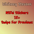 0104 Whitney Stevens Sticker, Waterproof, Laminated, Nude, PinUp