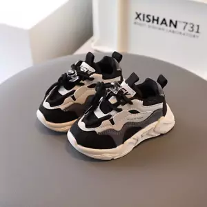 Spring Autumn Kids Sport Shoes Boys Children Outdoor Running Sneakers Fashion Me - Picture 1 of 7