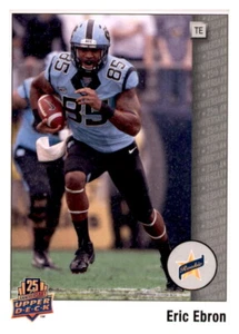 2014 Upper Deck 25th Anniversary Eric Ebron Rookie RC NFL Insert Lions #119 - Picture 1 of 2