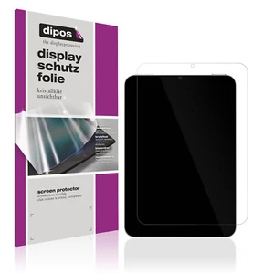 2x Screen Protector for Apple iPad Mini 7. Generation (2024) Protection Crystal - Picture 1 of 4