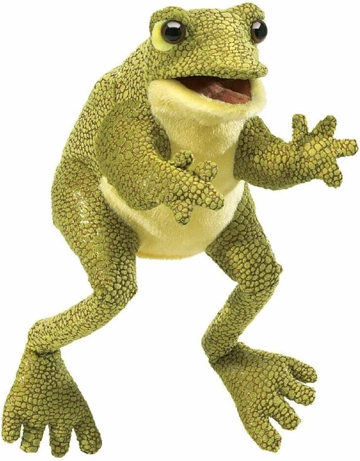 Folkmanis Funny Frog Hand Puppet - Image 1 of 4