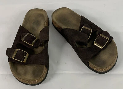 Молодежные винтажные сандалии Woodstock с пряжкой и ремешком размер 1 (M) б/у - Изображение 1 из 4