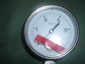 BOUDON HAENNI.... 0-25 MBAR......................... GAUGE 10CM NEW NOT PACKAGED - Picture 1 of 1