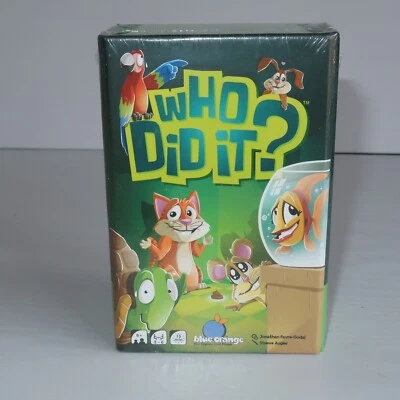 Who Did It? Family Card Game  New Sealed  Travel Sized Pets Poop - Image 1 of 4