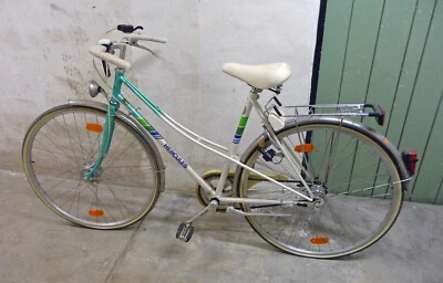 Damen Fahrrad, 80er-Jahre, Türkis-Silber, HERKULES - Bild 1 von 4