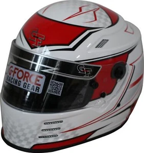 G-FORCE #13005XXLRD HELMET REVO GRAPHICS XXL RED SA2020 - Picture 1 of 1