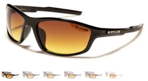 X-loop Sport Wrap Hd+ Night Driving Vision Sunglasses Yellow High Definition - Picture 1 of 8