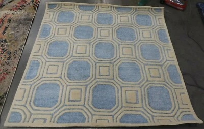 MIST BLUE 5' X 5' Square Back Stain Rug, Reduced Price 1172624172 PRE153M-5SQ - Image 1 of 4
