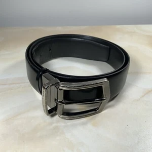 Perry Ellis schwarzer Ledergürtel Herren wendbar 34/85 HP06026 - Bild 1 von 5