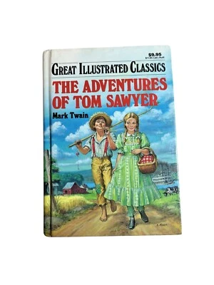 GREAT ILLUSTRATED CLASSICS SER.: TOM SAWYER BY MARK TWAIN (1989, Hardcover) VGC - Image 1 of 4
