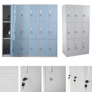 Schließfach Boston T829, Wertfachschrank Spind, Metall 9/18 Fächer - Bild 1 von 18