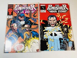 Marvel Comics - The Punisher: War Zone #1 & #22 - 2 Hefte Lot (Ausgabe #1 beschädigt) - Bild 1 von 13