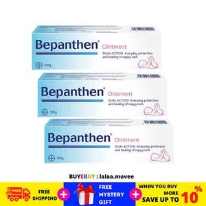 3 X Ungüento Bepanthen de doble acción para nappy erupción y recuperación de la piel 100 g - Imagen 1 de 6